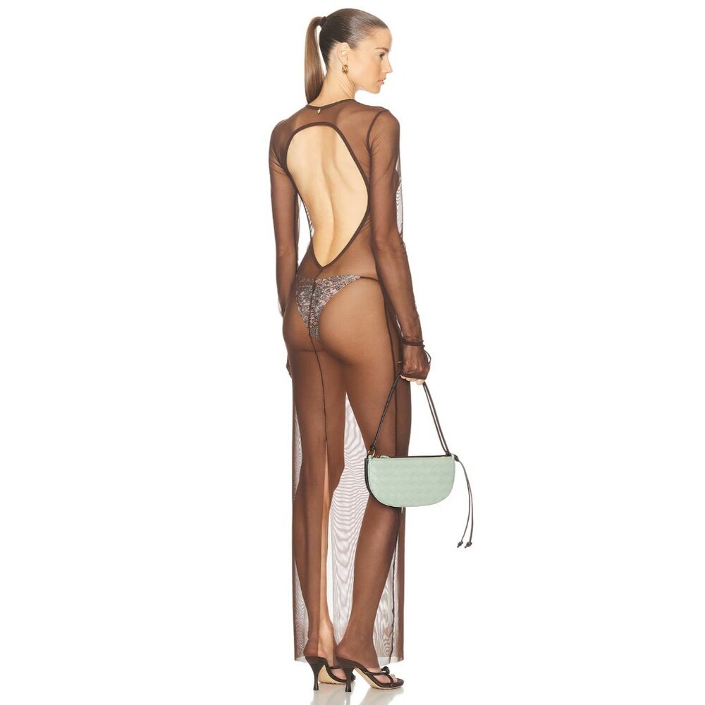 Bananhot Rene Maxi Dress in Dark Brown